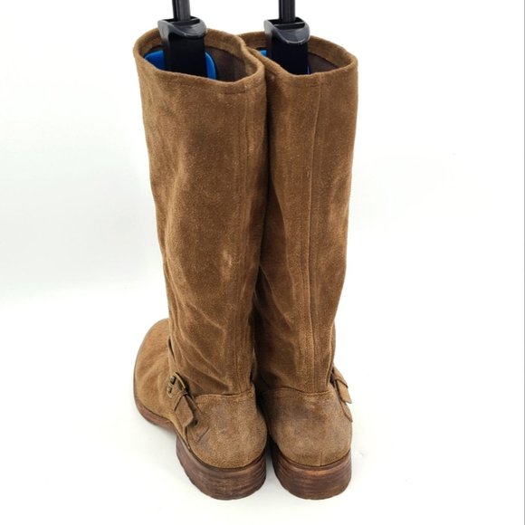 Guess by Marciano Suede Leather Riding Boots - Picture 4 of 11